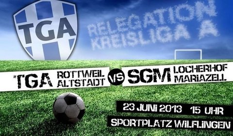 Relegationsspiel zur Kreisliga A 2013